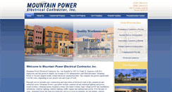 Desktop Screenshot of mtnpower.com